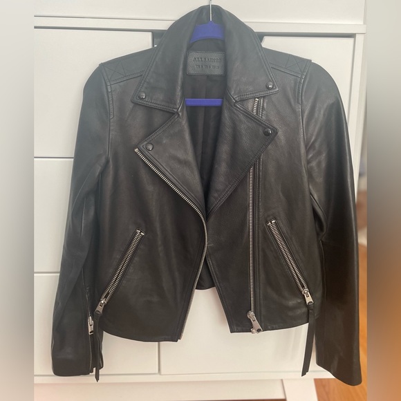 All Saints Leather Jacket - Picture 3 of 6